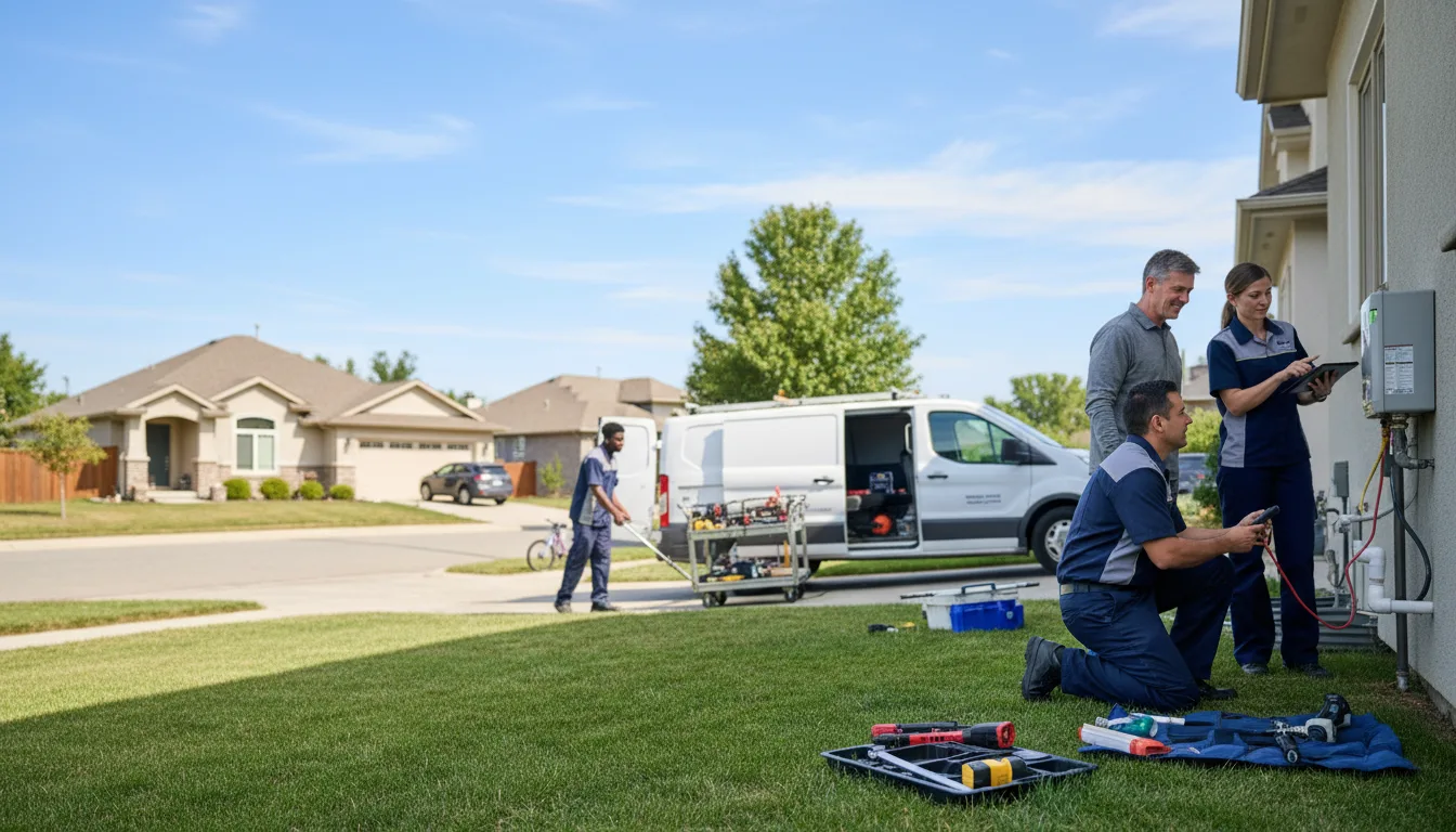 Tankless water heater service in Seneca, SD